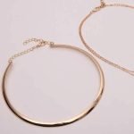 Zircon Gold Collar Chain Multilayer Pendant Necklace For Women - Image 5