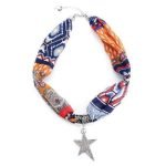 Sweet Scarf Necklace Tassel Star Pendant Necklace For Women - Image 3