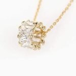 S925 Sterling Silver Short Zircon Crystal Simple Chain Sweet Clavicle Necklaces - Image 2