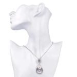 Sweet Pearl Rhinestone Water Drop Necklace Gift For Women - Image 2