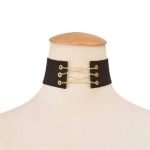 Vintage Folk Style Necklace Velvet Clavicle Collar Necklaces - Image 2