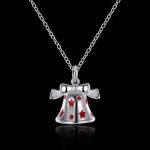 Christmas Bell Enamel Process Gift Party Necklaces - Image 3