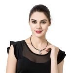 Punk Shiny Rhinestone Multilayer Black Choker Necklace Fashion Women Jewelry Clothing Accessories - Image 5