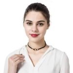 Punk Women's Choker Dacron Circle Charm Simple Style Clavicle Necklace Clothing Accessories - Image 6