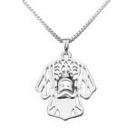 Sweet Little Puppy Pendant Necklace Plated Lucky Chain Women Gift - Image 3