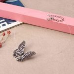 Colorful Elegant Choker Necklace Butterfly Rhinestone Invisible Necklace for Women - Image 5