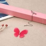 Colorful Elegant Choker Necklace Butterfly Rhinestone Invisible Necklace for Women - Image 6