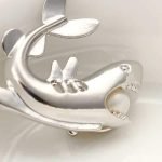 Retro Pearl Necklace Exquisite Cool High Polished Shark Pendant Chain Jewelry for Men Women Gift - Image 2