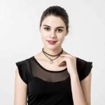 Women's Elegant Crystal Perfume Bottle Choker Necklace - Image 4