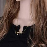 Heartbeat Electrocardiogram Heart Pendant Chain Necklace - Image 5