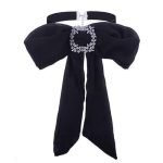 Choker Chiffon Bow Decorative Necklace Shirt Outside Collar - Image 2