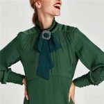 Choker Chiffon Bow Decorative Necklace Shirt Outside Collar - Image 6
