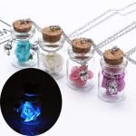 Fashion Glass Tiny Wishing Bottle Charm Necklace - Image 6